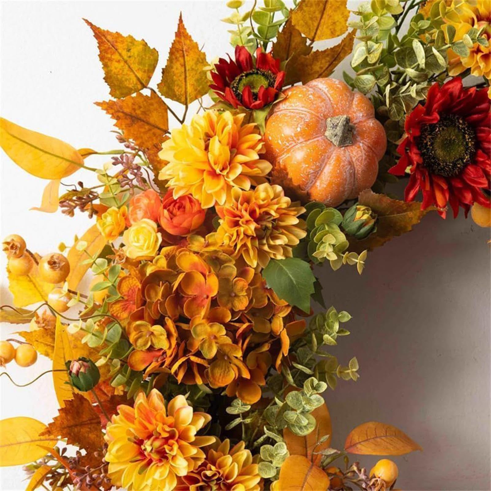Ghirlanda Autunnale di Ornamento Realistico del Raccolto Autunnale