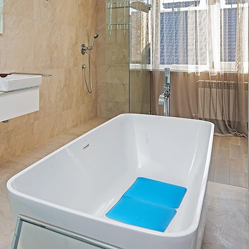 Miniatura 8 de Alfombrilla antideslizante para taburete de ducha, almohadilla para silla de ducha con respaldo adhesivo, cojín impermeable de secado rápido,