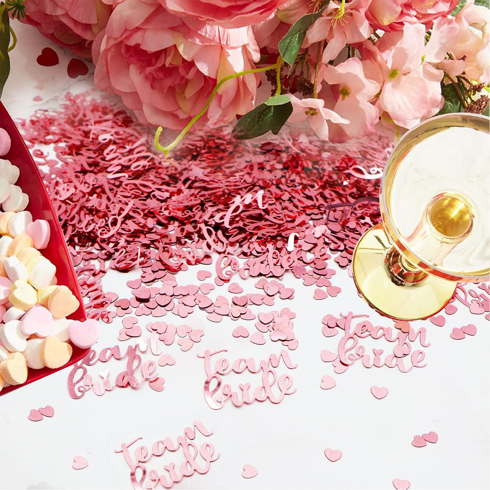 Coriandoli Glter Matrimonio Su Strisce Set Di Invi Cuori Rosa E Punti Su Sfondo Bianco E Menta Design Con Glitter Nuziali Per Addio Al Nubilato Evento Festa Biglietto Salva Data 77964337