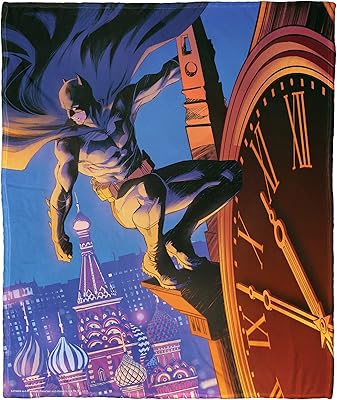 Northwest DC - Batman Silk Touch Throw Blanket, 50" x 60", Time for Justice