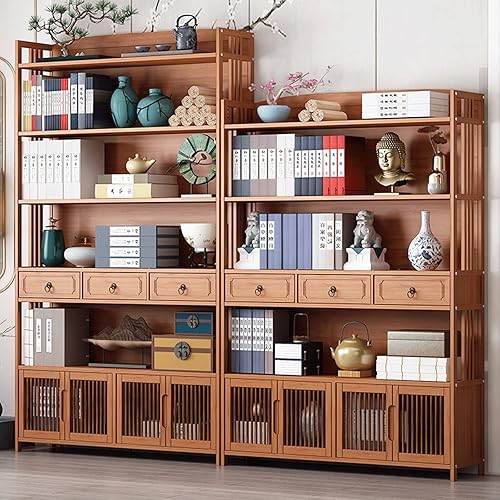 Miniatura 8 de luckxuan Estantería pequeña de esquina para estudio de piso a techo para sala de estar almacenamiento de lujo para sala de estar estanterías y