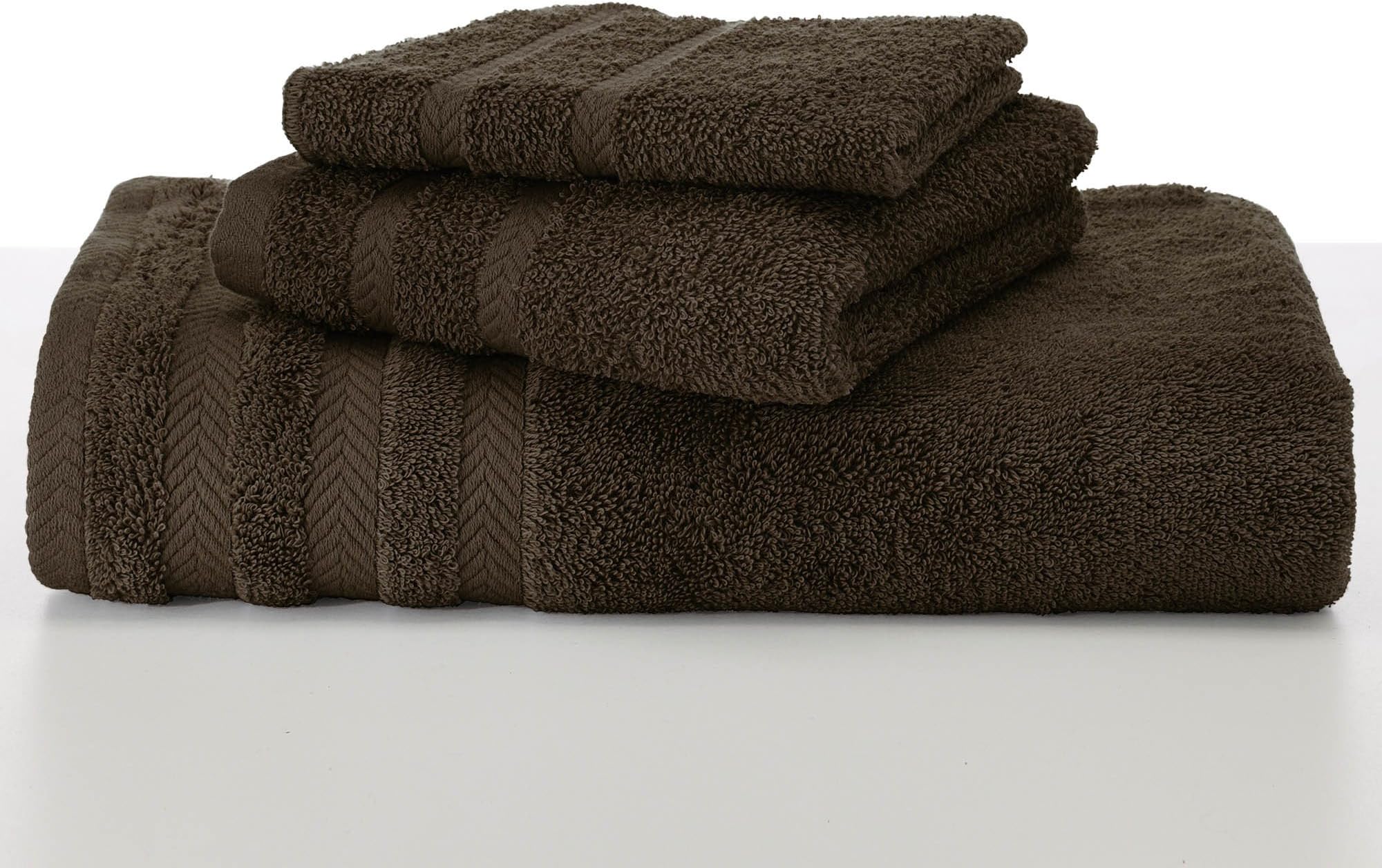 EGYPTIAN COTTON DRYFAST BODY SHEET BY MARTEX - Premium, Luxurious, Top Hotel Quality - Soft, Absorbent, Machine Washable, Quick Drying - Dark Brown