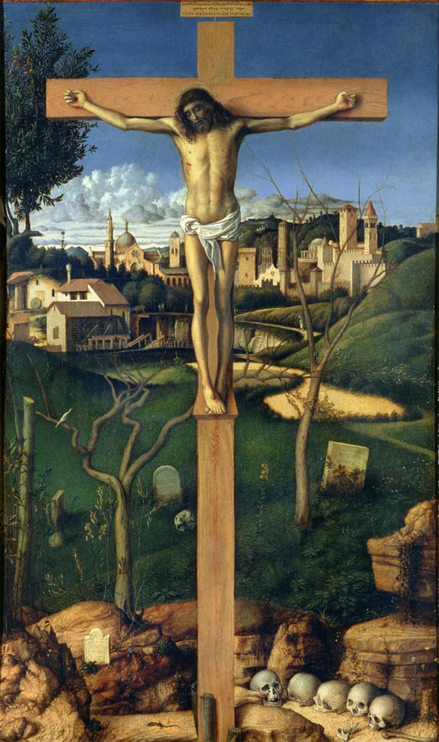 ARTXLXXBN Famous Painting Canvas Artwork Graffiti Print Crucifixion by famous artist Portrait Canvas Image for Home Decor 60x90cm