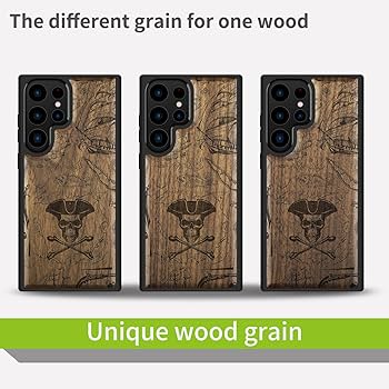 Amazon.com: Carveit Wood Case for Galaxy S24 Ultra Case