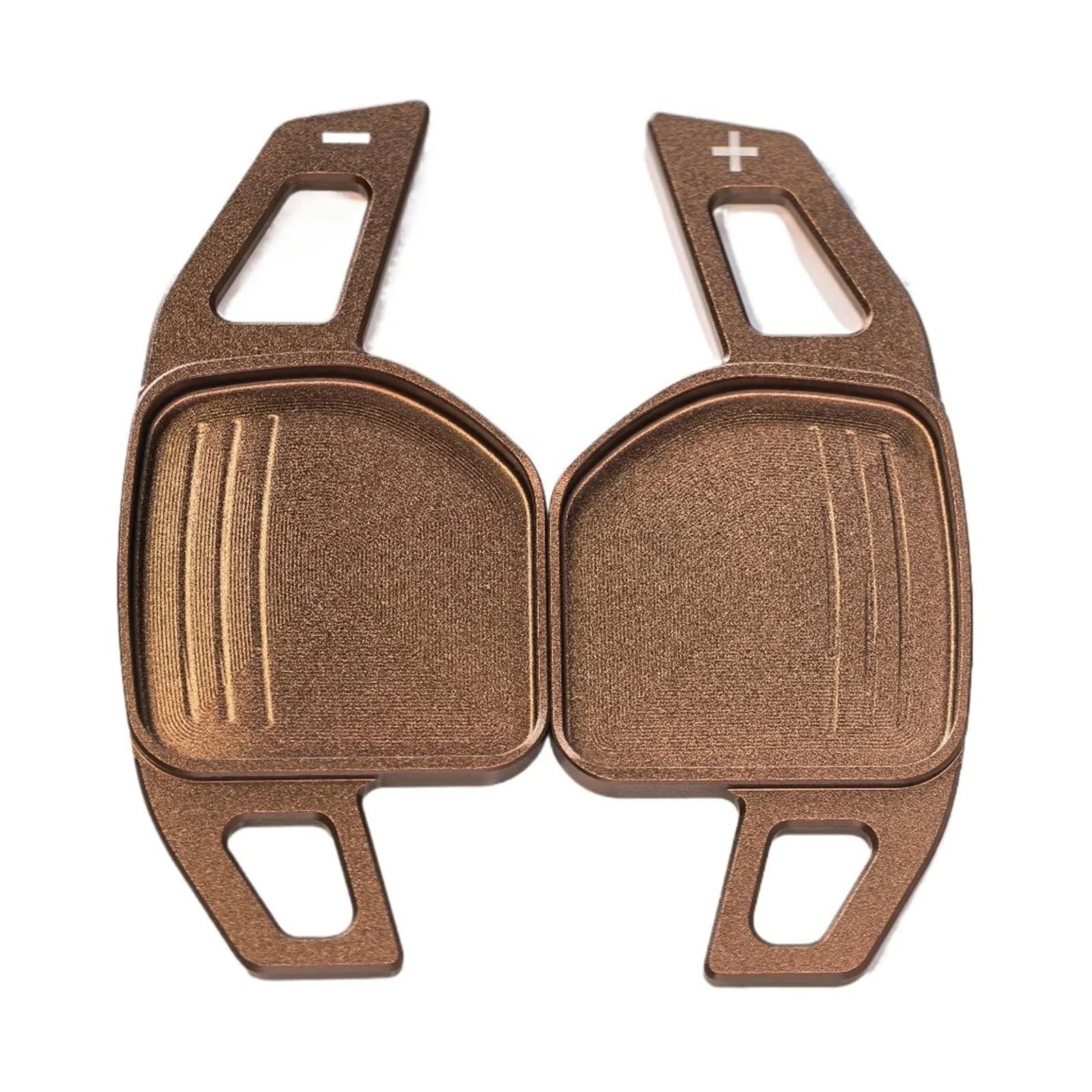 Zhangzhengyao For Type B Brown Car Steering Wheel Shifter Paddle For A3 For S3 For 8V For A4 For S4 For A5 For S5 For B8.5 For A6 For S6 For A7 For S7 For C7 For Q5 For Q7 Steering Wheel Paddle Shifter(For Type B Brown)
