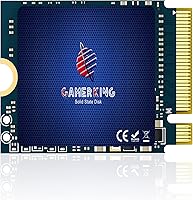 Vista 1 de GAMERKING Unidad interna de estado sólido SSD NVMe PCIe Gen 4.0X4 M.2 2230 de 512 GB, compatible con PS5, Steam Deck, Microsoft Surface, Ultrabook
