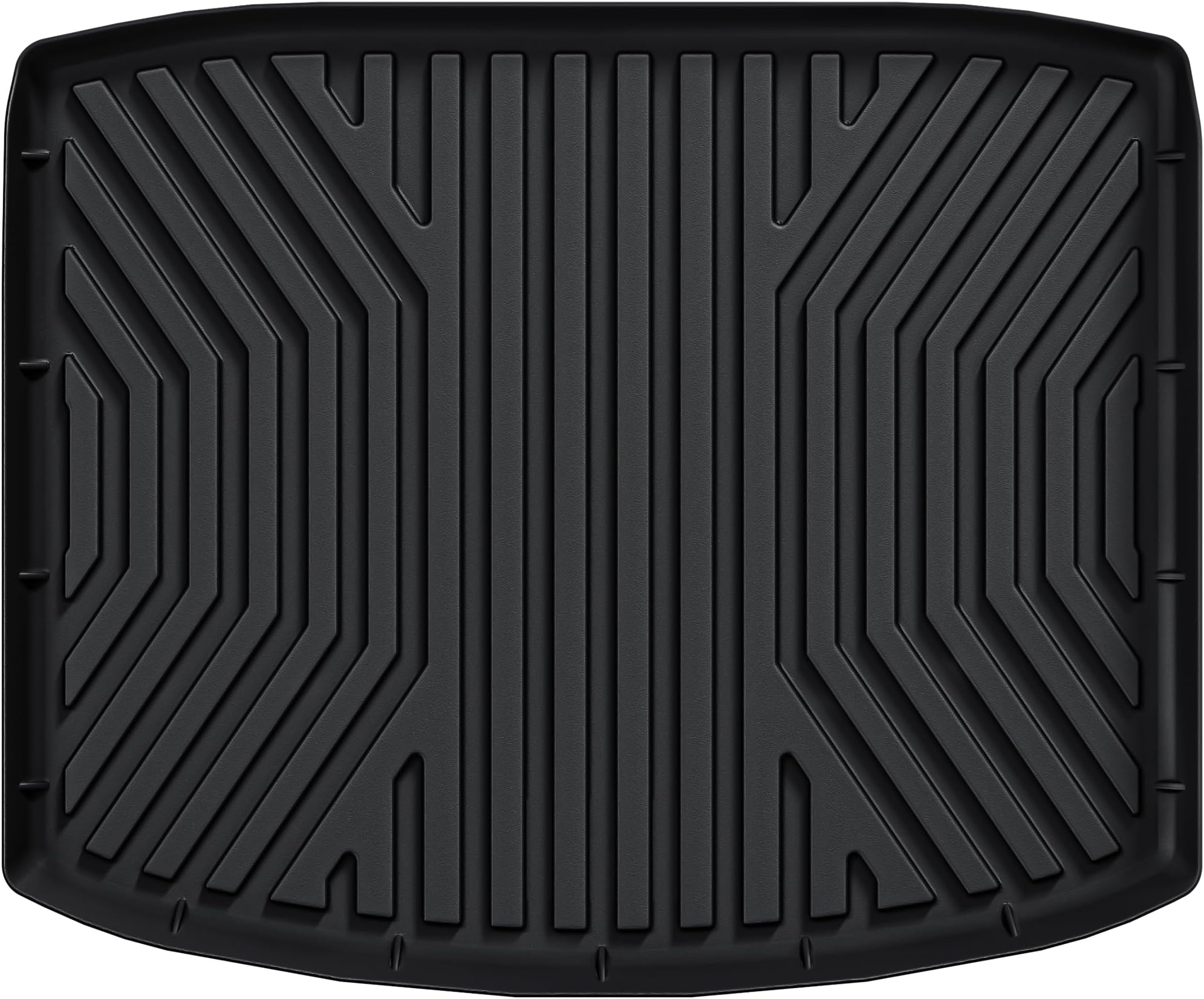 OEDRO Cargo Liner Floor Mat Fit for 2017-2022 Honda CR-V-Cargo Deck in Lower Position, NOT Fit Hybrid Models, Black TPE All Weather Guard Cargo Mats