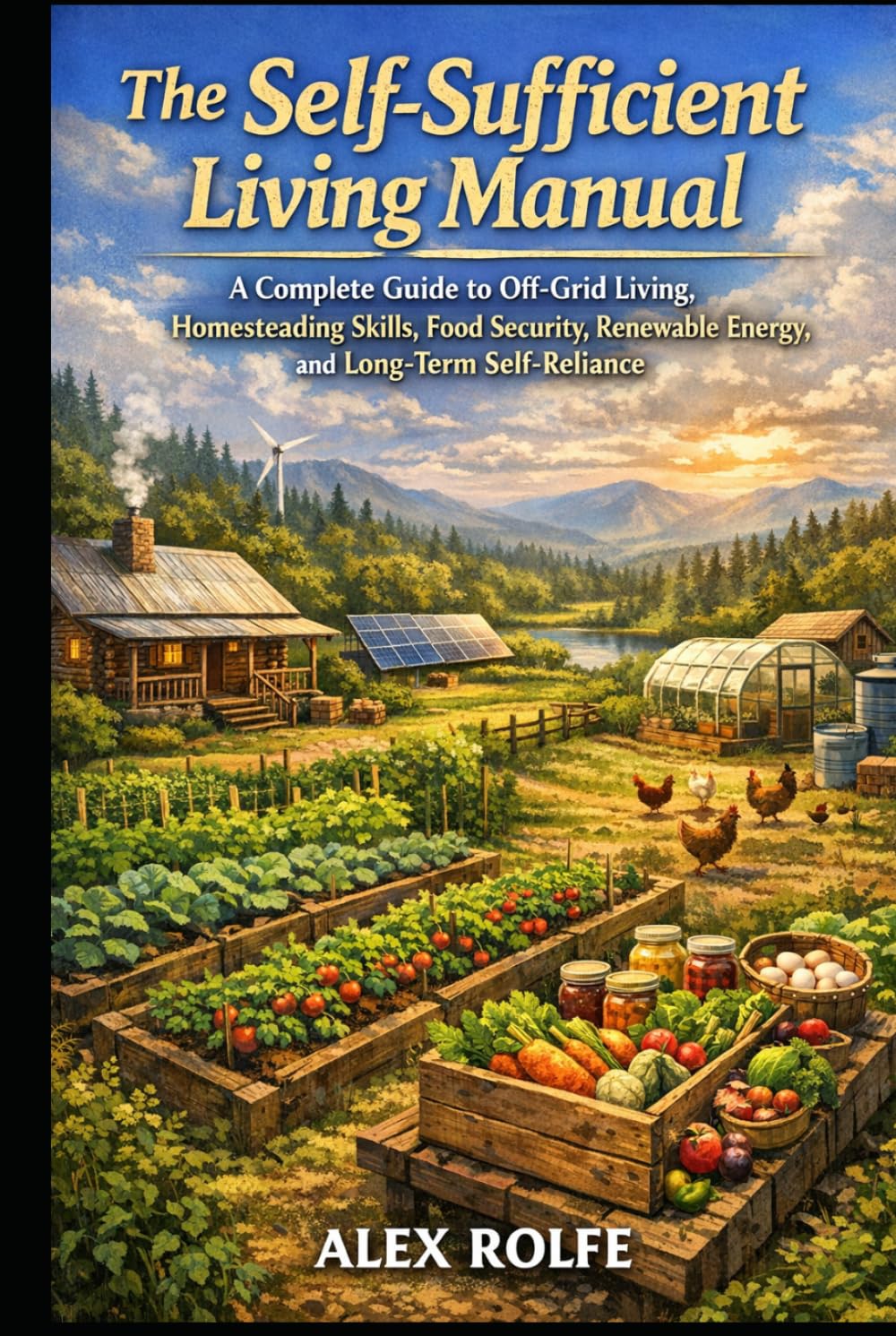 The Self-Sufficient Living Manual: A Complete Guide to Off-Grid Living, Homesteading Skills, Food Security, Renewable Energy, and Long-Term Self-Reliance (The Homestead Master Series)