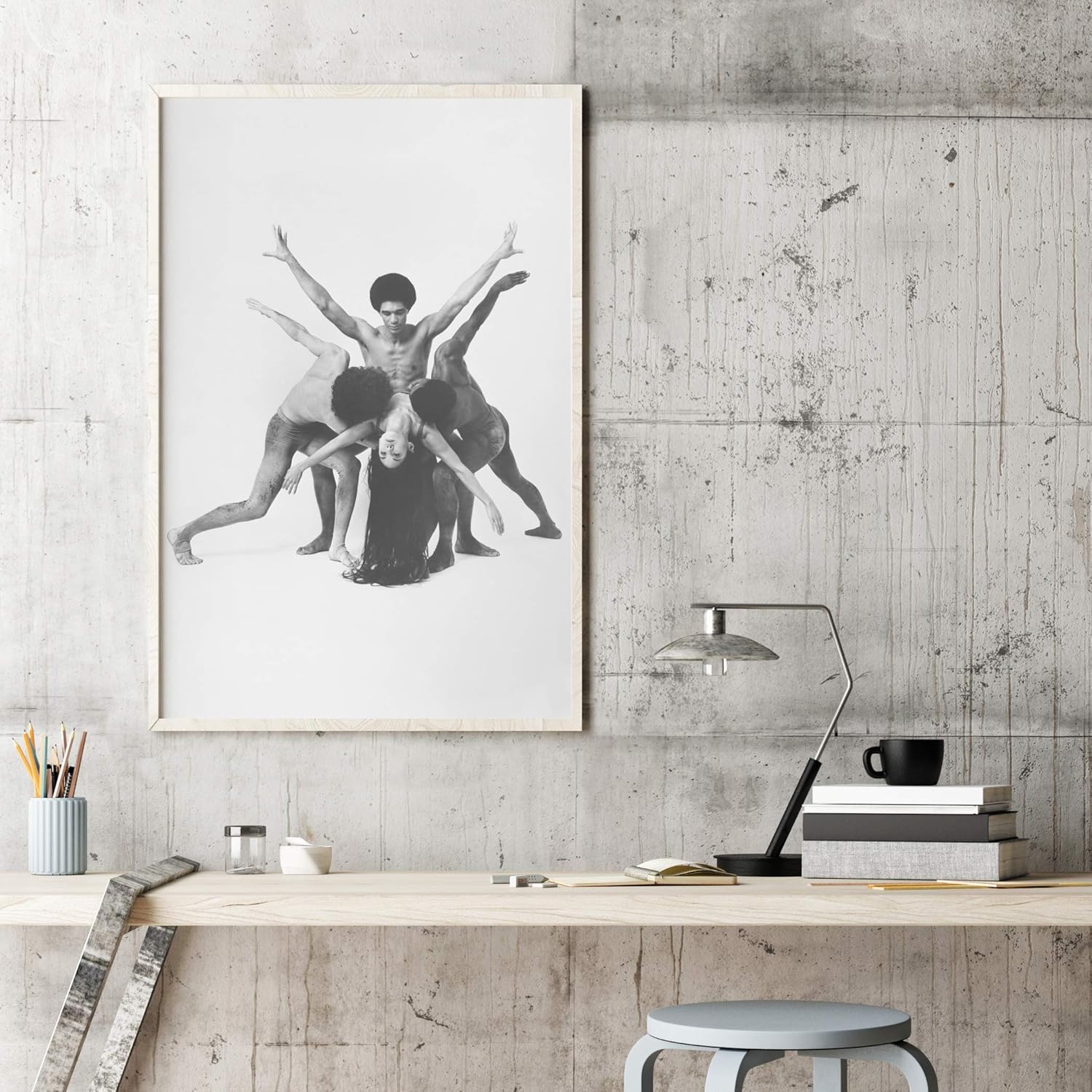 Dance Alvin Ailey Nmembers Of The Alvin Ailey American Dance Theater Performing In A Production Of His Work Myth C1971 Poster Print by (18 x 24)