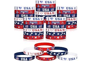 Deekin 4th of July Patriotic Bracelets Kit