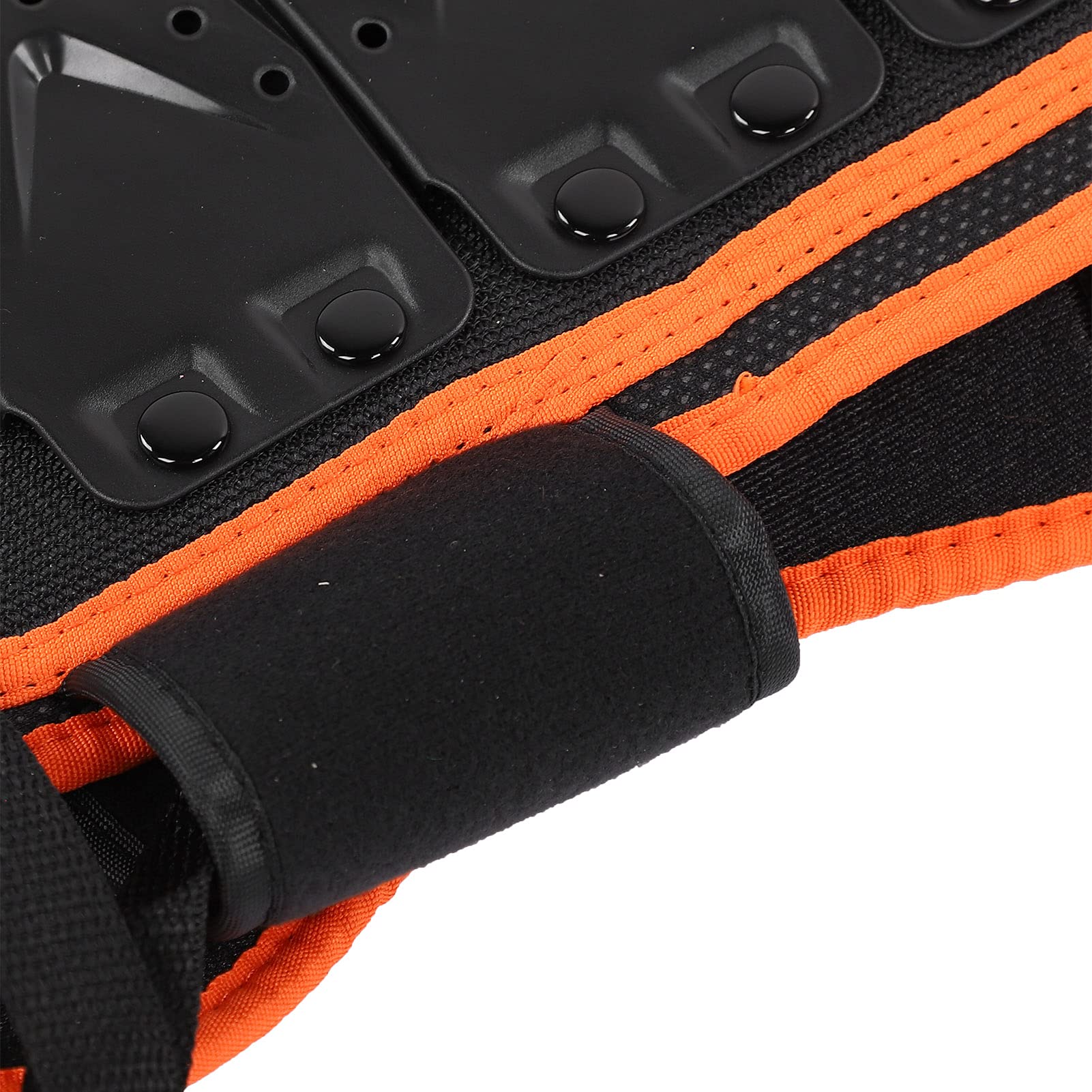 01 Reiten Brustschutz, Kinder Sport Protektor Weste Leicht zum Schutz des Körpers (Orange Black, S)