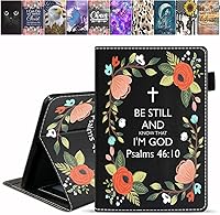 Vista 11 de Funda para tablet Kindle Fire HD 10/Fire HD 10 Plus (11ª generación, versión 2021), funda de piel sintética de alta calidad con ranura para tarjeta