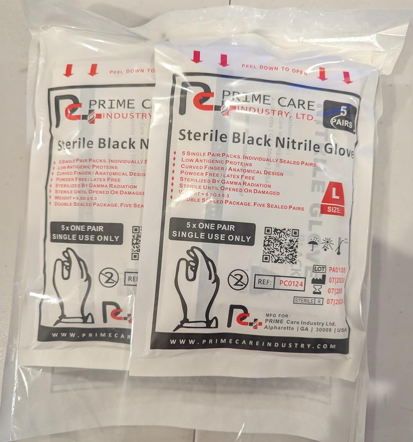 Sterile Aloe Nitrile (Box 25 pairs)