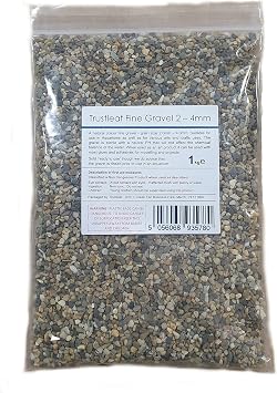 1kg Natural Colour Fine Gravel 2-4mm Grain for Gardens and Aquariums