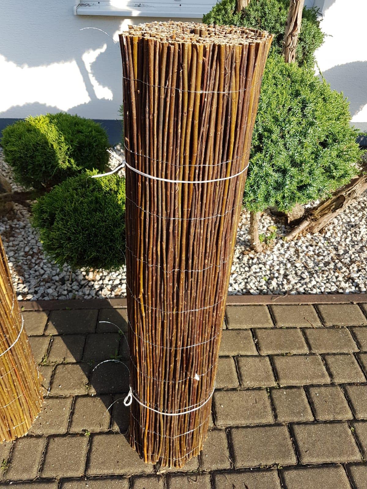 H4L Canisse en osier - Brise-vue pour clôture et balcon - Protection contre le vent - Canisse de protection 110 cm x 5 m