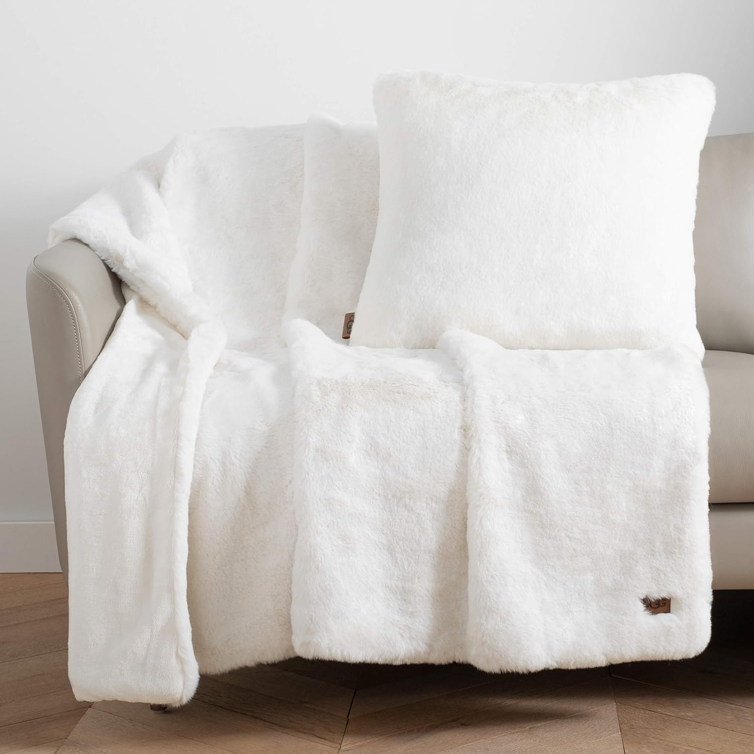 UGG Euphoria Throw Blanket for Couch or Bed Plush Faux