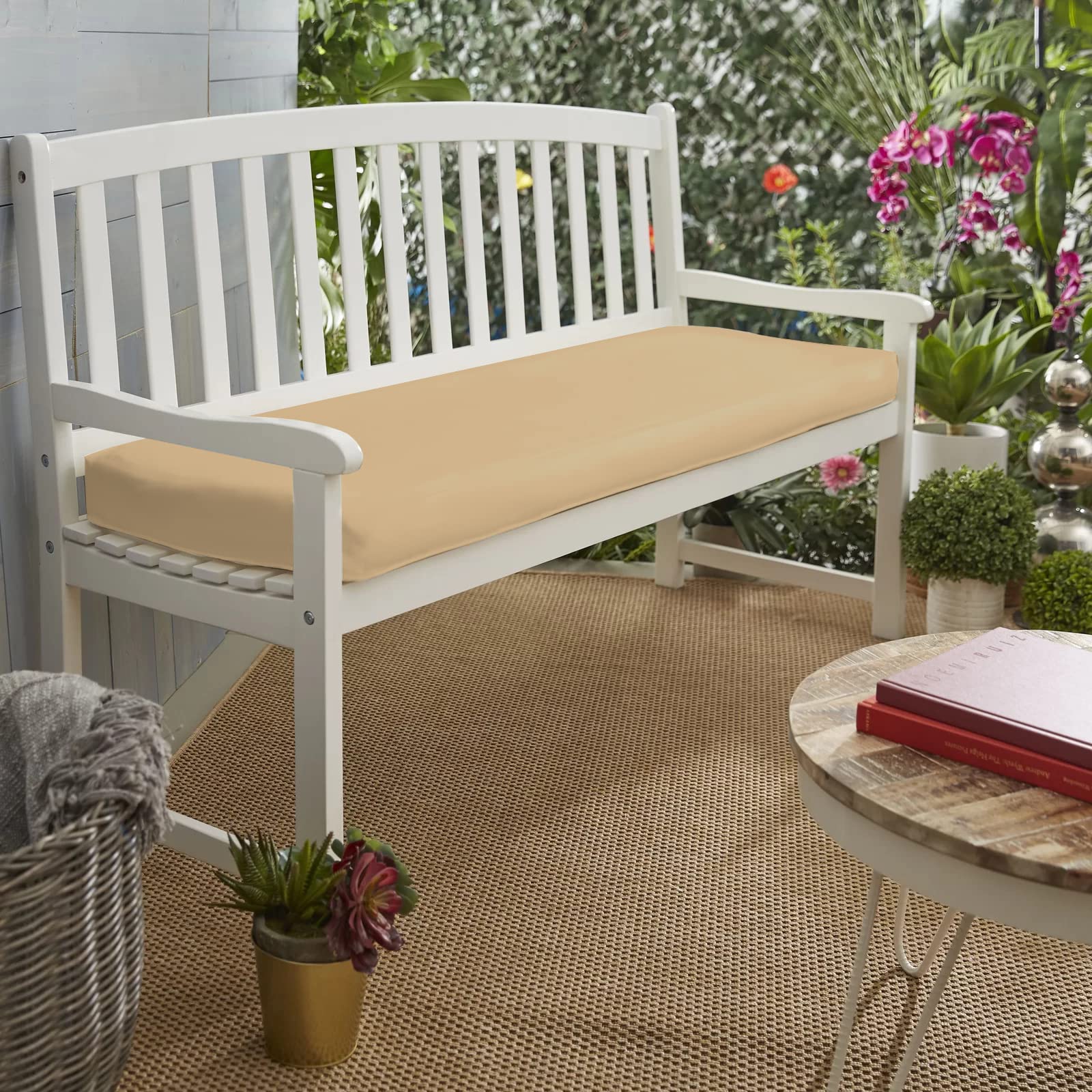 water resistant outdoor bench cushions