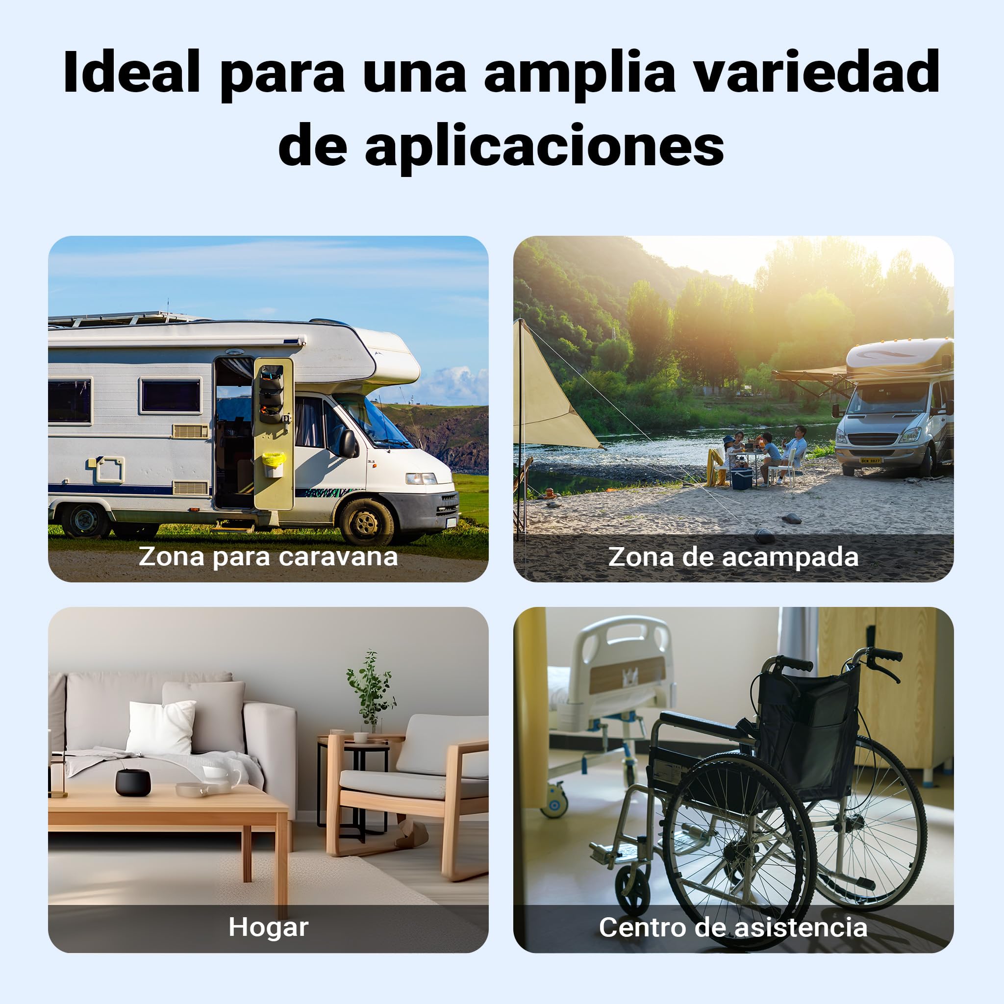 WilTec Inodoro portátil para Camping 410 x 365 x 300 mm en HDPE y PP Capacidad de Carga 200 kg Tanque de 10 litros WC portátil para Camping, Autocaravana, Viajes