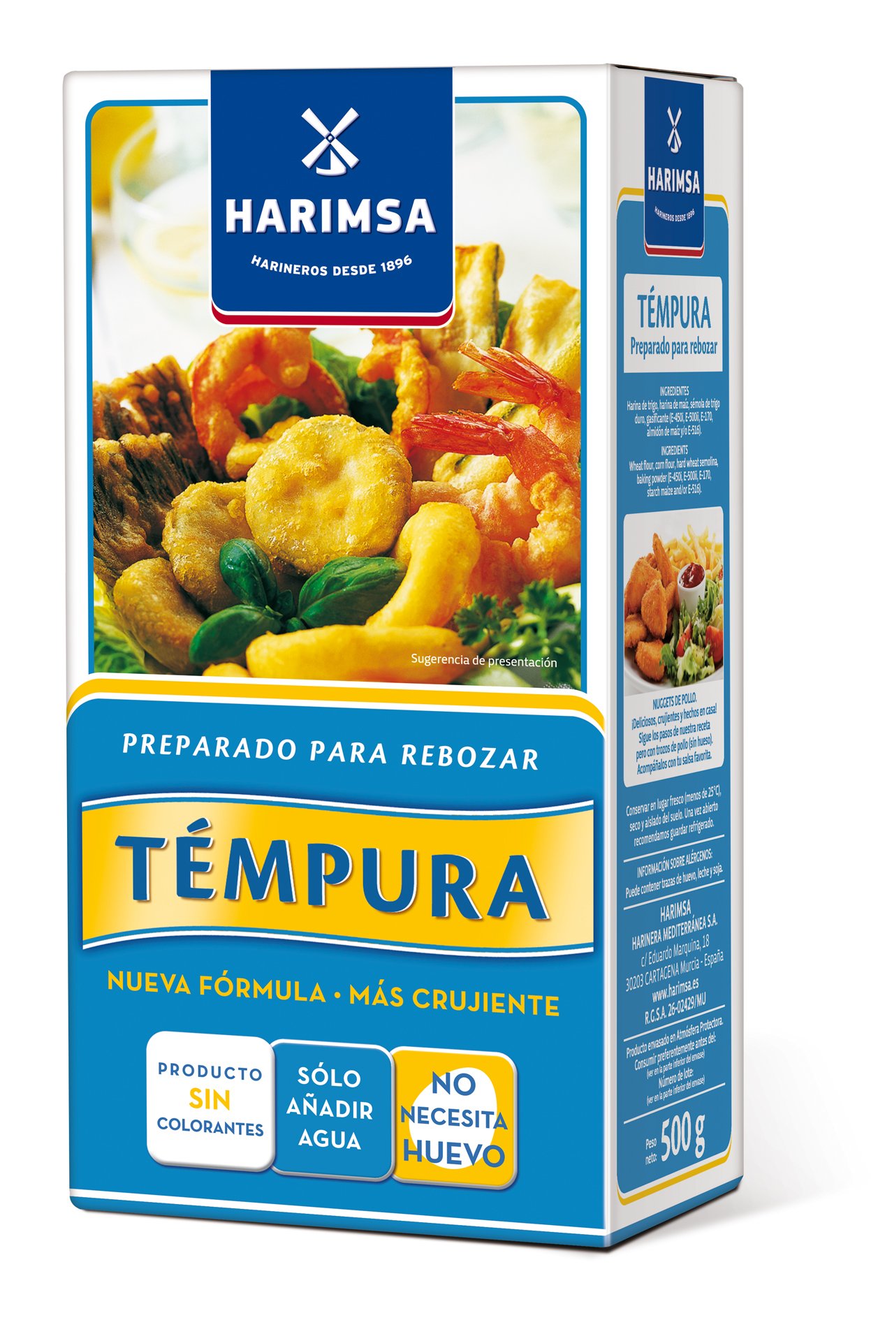 Harina Tempura Para Rebozar 500 g Sin Huevo