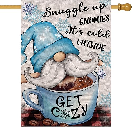 Miniatura 8 de Artofy Home is Where My Honey Bee Gnomo - Bandera decorativa para jardín, decoración exterior de primavera y verano, decoración exterior de