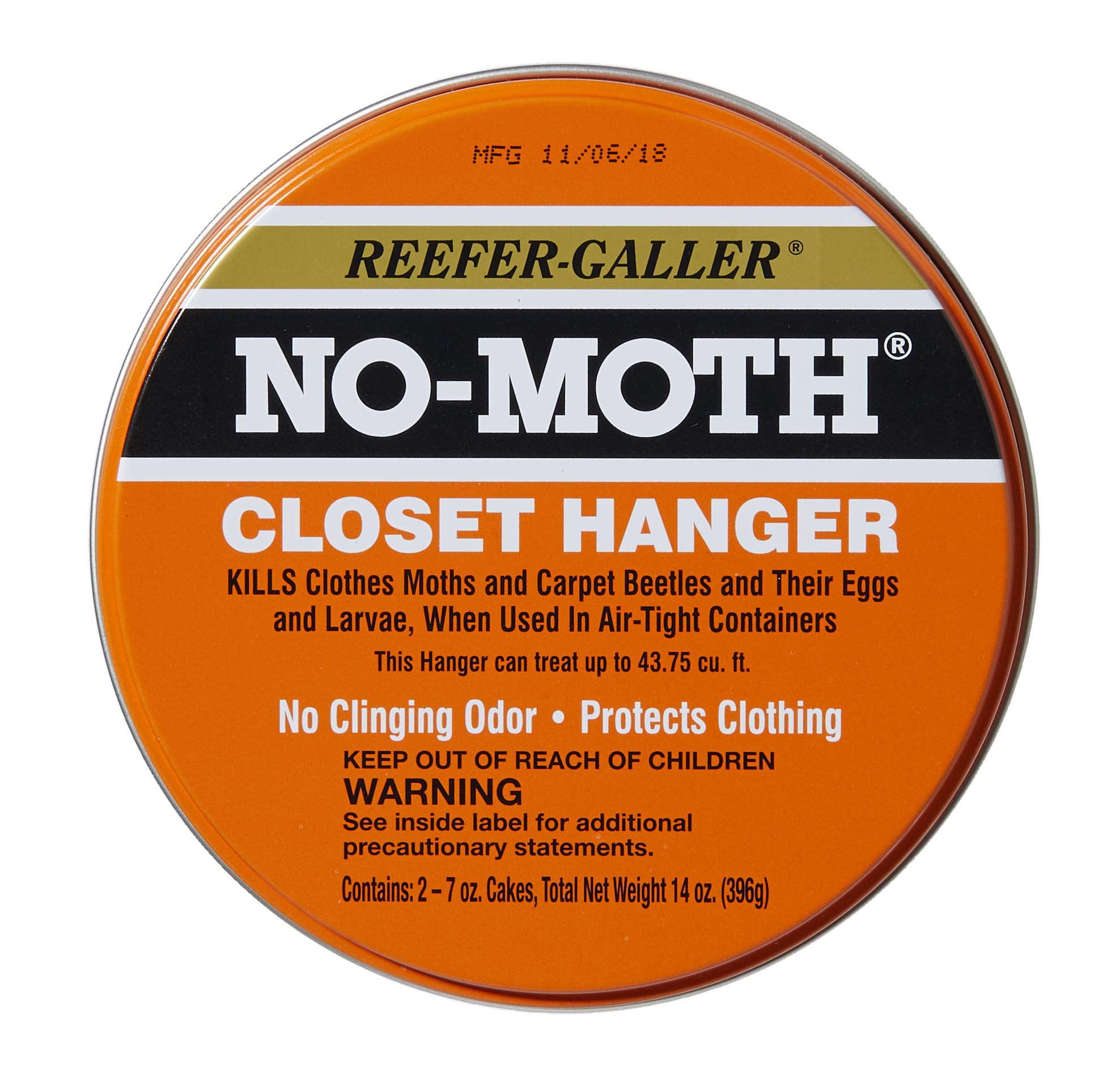 ReeferGaller NO MOTH Closet Hanger, Kills Clothes Moths, Carpet
