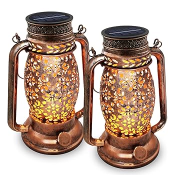Amazon.com: Solar Lantern Outdoor Hanging Solar Lights