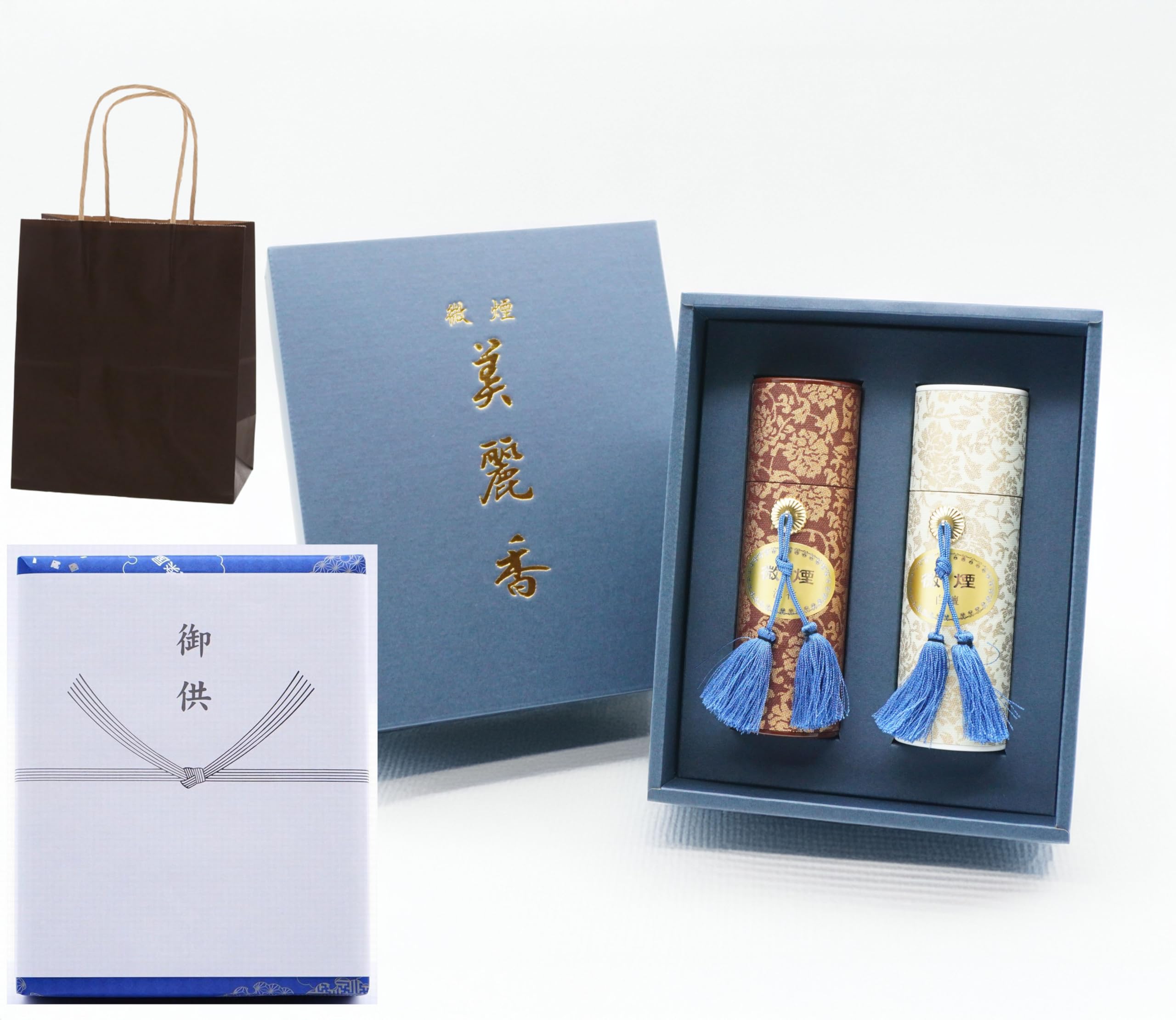 Meirei-Ka Smokeless Incense Set with Carry Bag