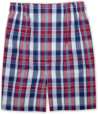 Brooks Brothers Mens Traditional Fit Mixed Big Plaid Prints 100% Cotton Boxers Shorts,