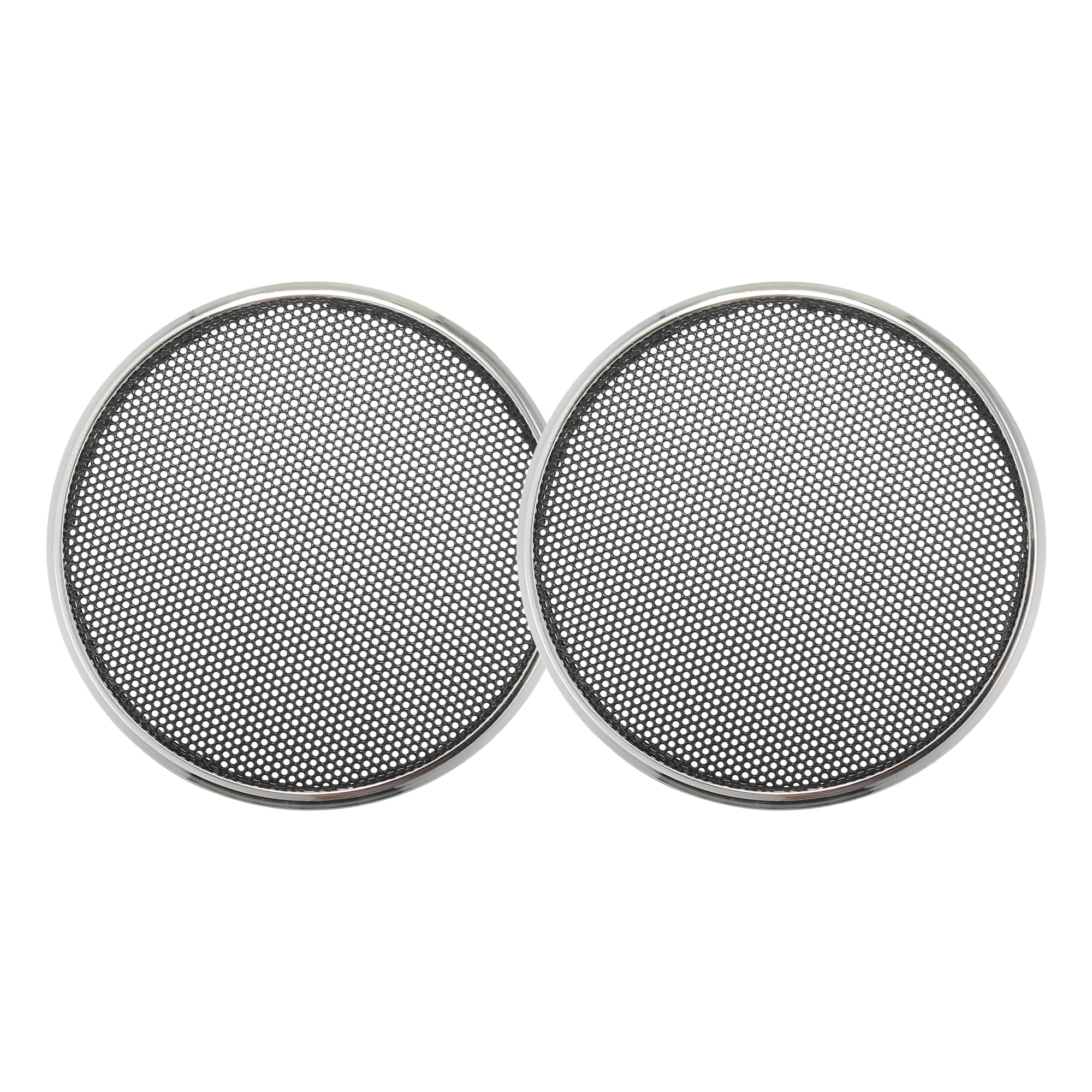 ACROPIX 4 Inch Round Speaker Grill Covers, Pack Of 2 - Universal Fit For Car, Home Theater, Marine & DIY Speakers
