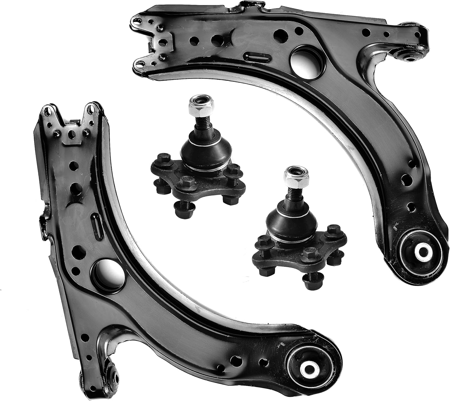 ASTARPRO - 8pcs Suspension Kit Front Lower Control Arm and Ball Joint + Tie Rod End Inner and Outer Compatible with 2001-2006 Volkswagen Beetle Golf Jetta