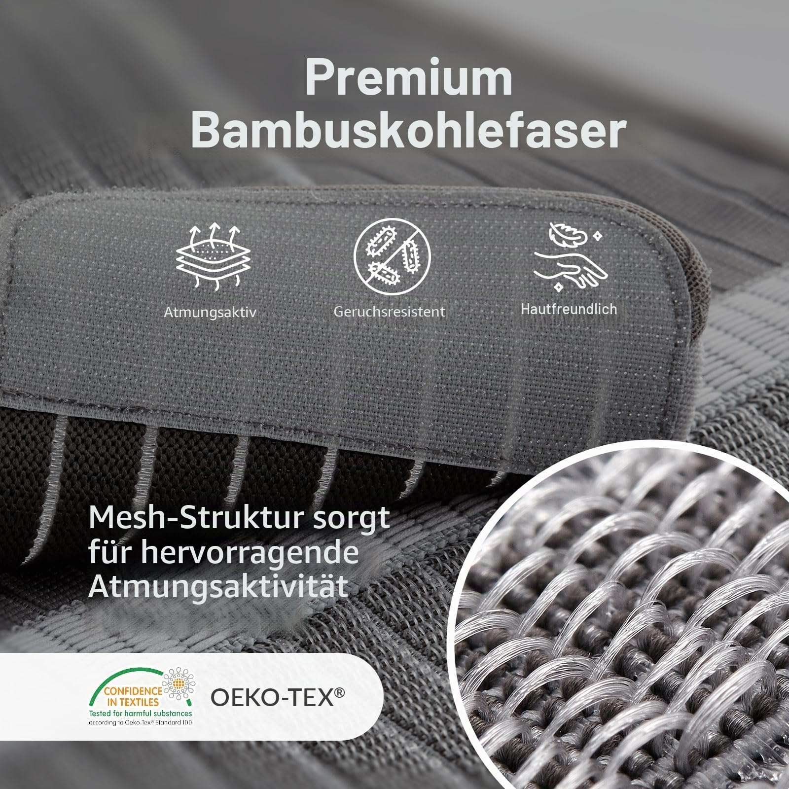 Mamaway Bauchband nach der Geburt, C-Abschnitt, Bauchbinde für postnatale, verstellbare Bauchwickel, Bauchstütze, Rückenschmerzlinderung (Polyester aus Bambuskohlefaser)