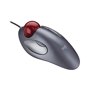 Logitech TrackMan Marble USB トラックボール Logitech Trackman Marble USB+PS/2 Ambidextrous Trackball Mouse