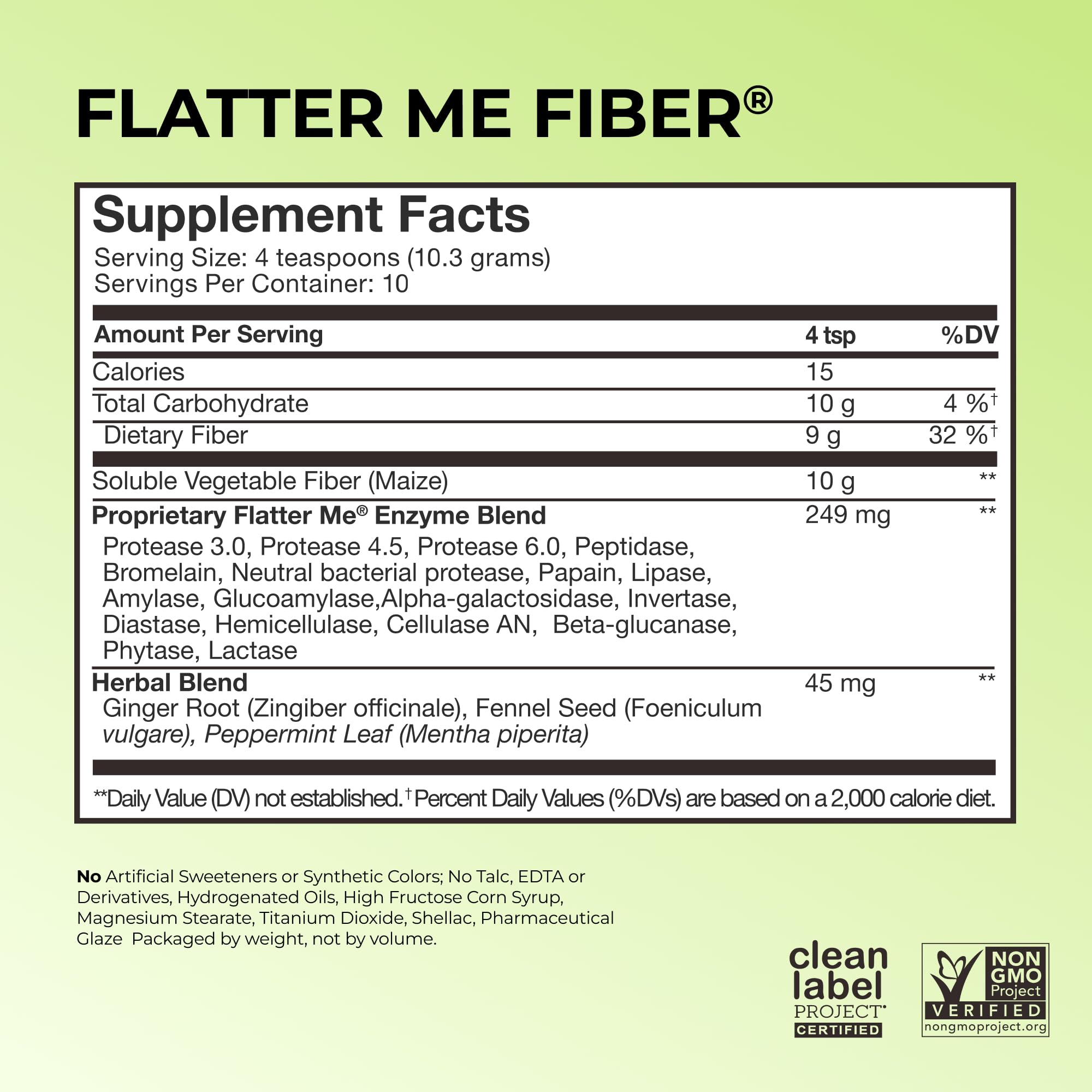 HUM Flatter Me Fiber Powder Drink Mix, Unflavored, 10 Servings — Amazon image 7