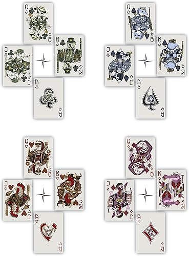 Miniatura 4 de Cartas de lujo personalizadas de gangdom animal | Baraja de 54 cartas | Tarjetas Vostok
