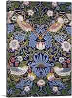 絵画 RED THIEF Strawberry Thief Pattern poster | Postera.art