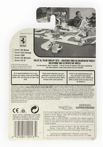 Miniatura 2 de Hot Wheels 2004 Ferrari Heat 1/5 360 Módena AMARILLO 128