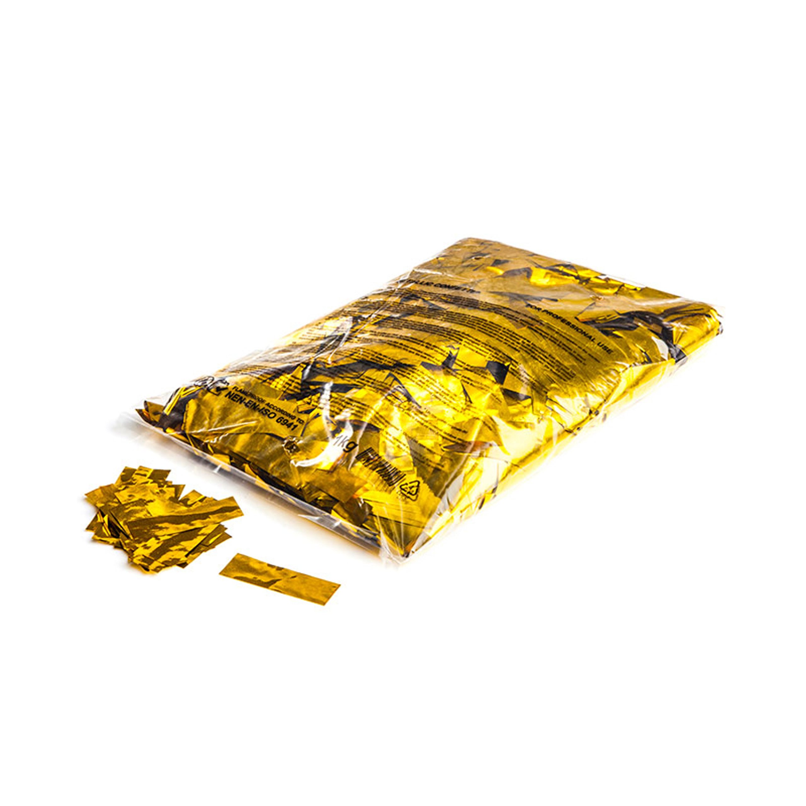 Metallic Confetti Rectangles 55x17 mm (Gold)