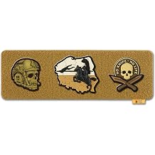 M-Tac Magnetic Tactical Patch Board - Display Panel Holder with Loop Surface Organizer for Military Army Combat Morale Patches with Hook Fasteners Emblems & Patches for Vest Backpacks Coyote