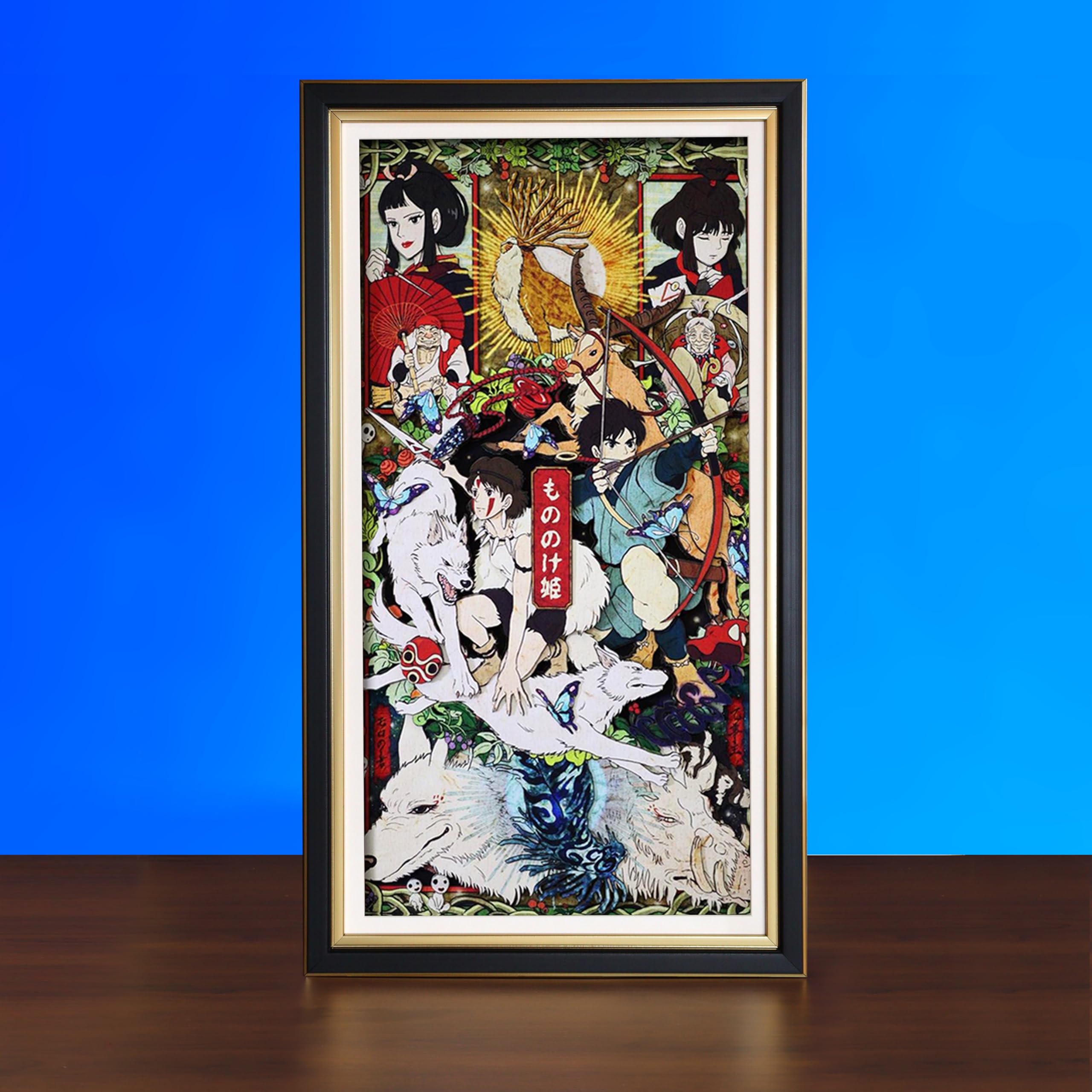 3D貼り絵　立体絵画 3D貼り絵 立体絵画 オリジナル3Dアート ペガサス 立体絵画