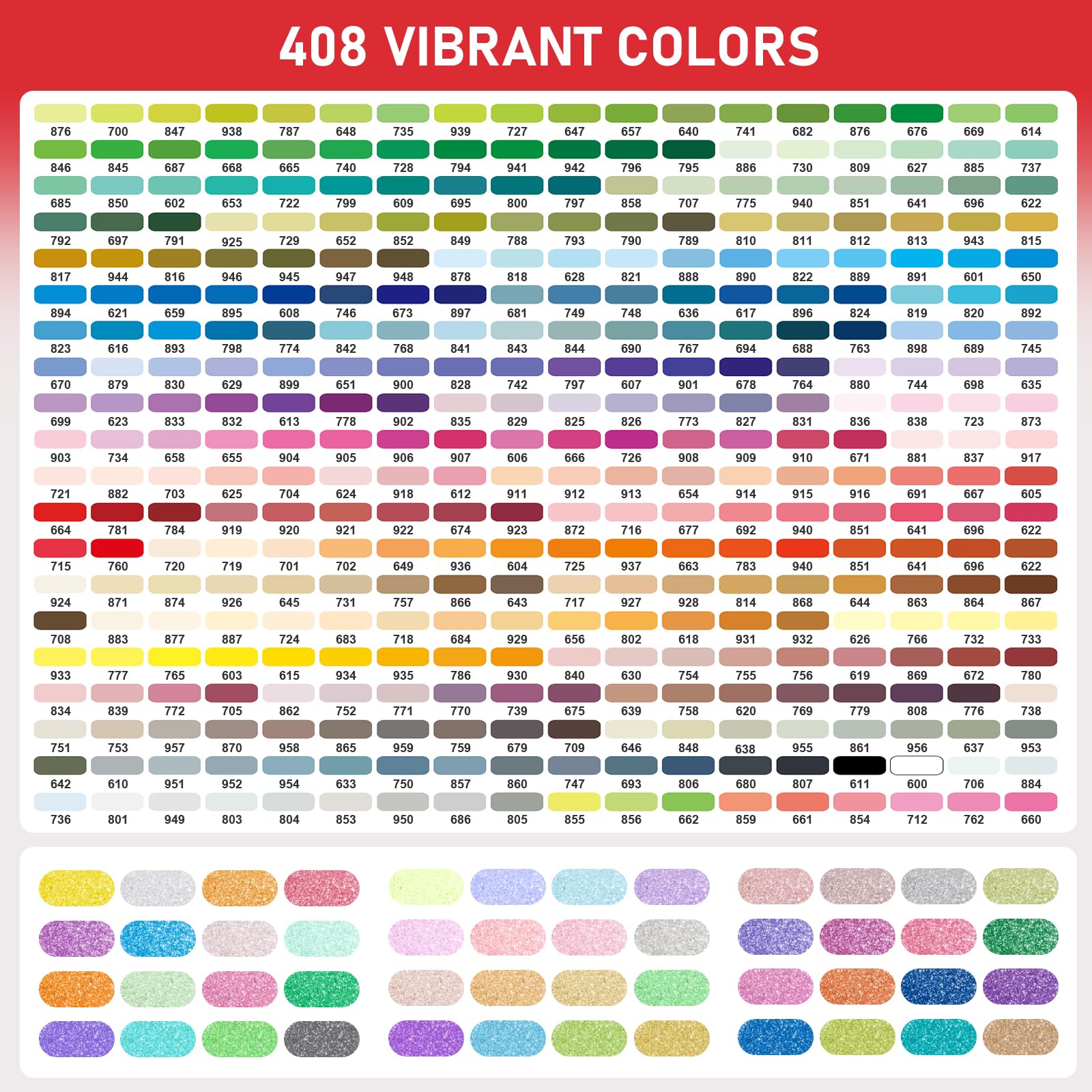 408 colori acrilici per pietre resistenti all'acqua, pennarelli acrilici permanenti, punta a pennello per legno, tela, vetro, metallo, carta, ceramica, tessuto, uova di Pasqua, decorazione