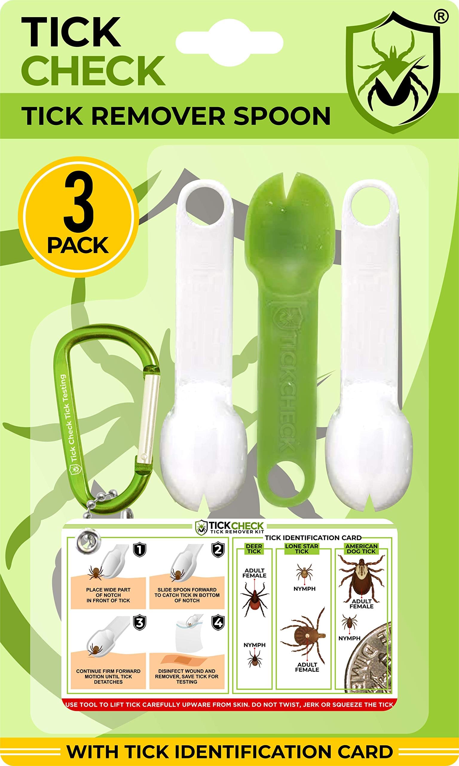 TickCheck Tick Remover Spoon 3-Pack