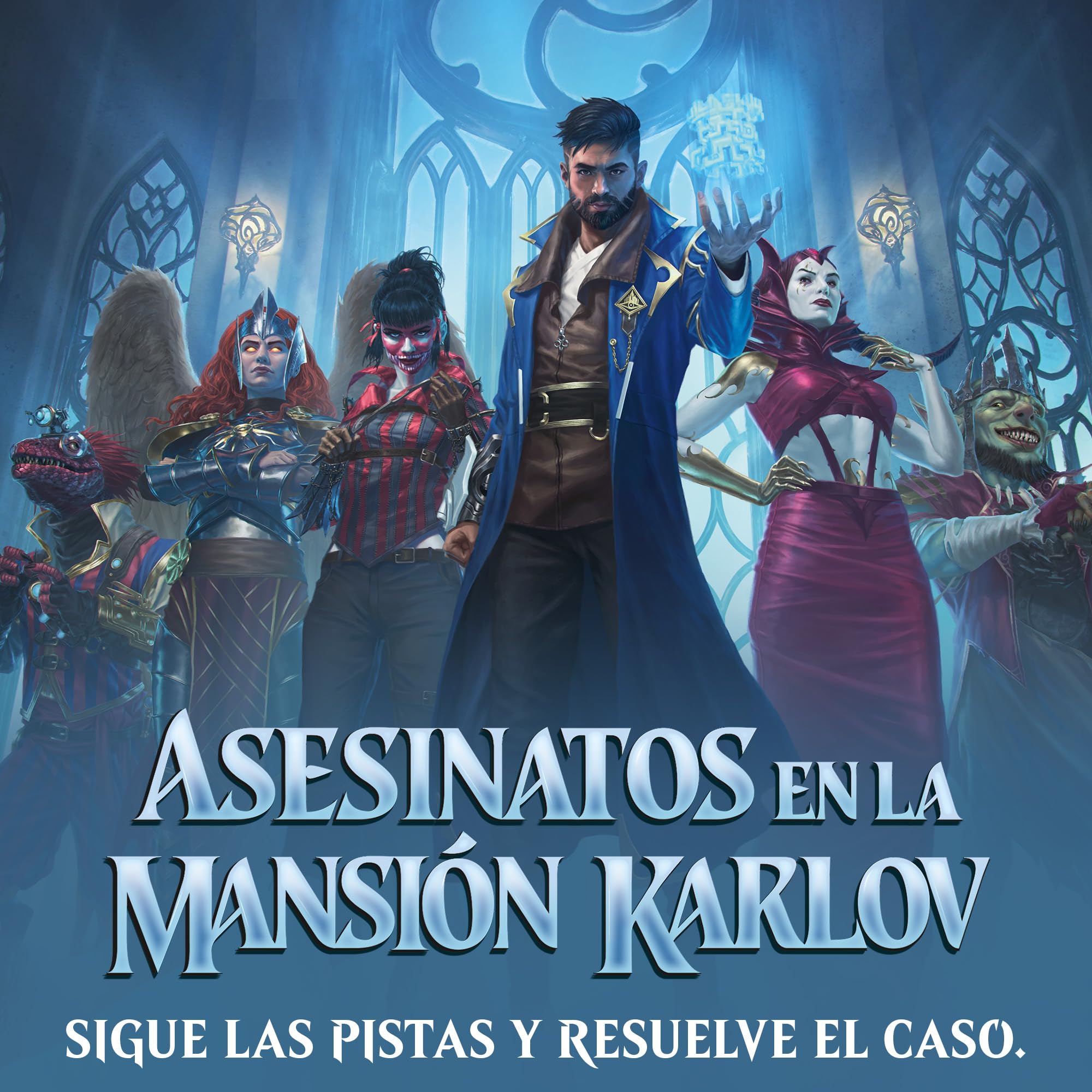 Caja de Sobres de Juego de Asesinatos en la mansión Karlov, de Magic: The Gathering - 36 Sobres (504 Cartas de Magic) (Versión en Español)