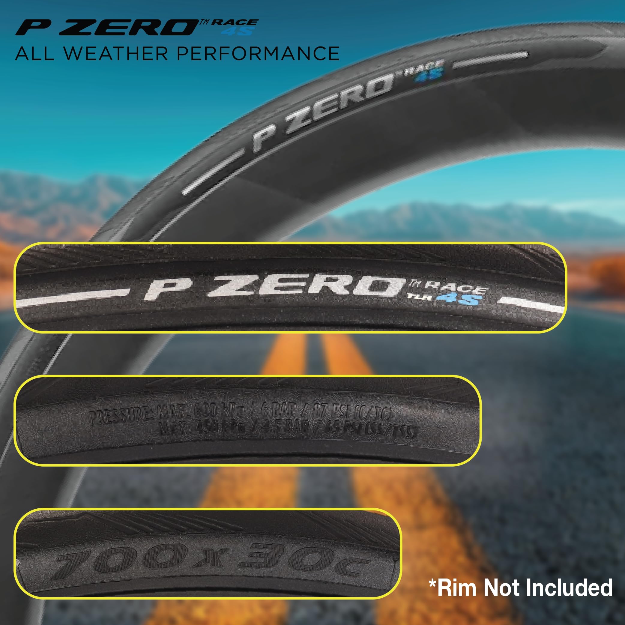 Amazon.com : Pirelli P Zero Race TLR 4S 30-622 (700x30c) Road Bike