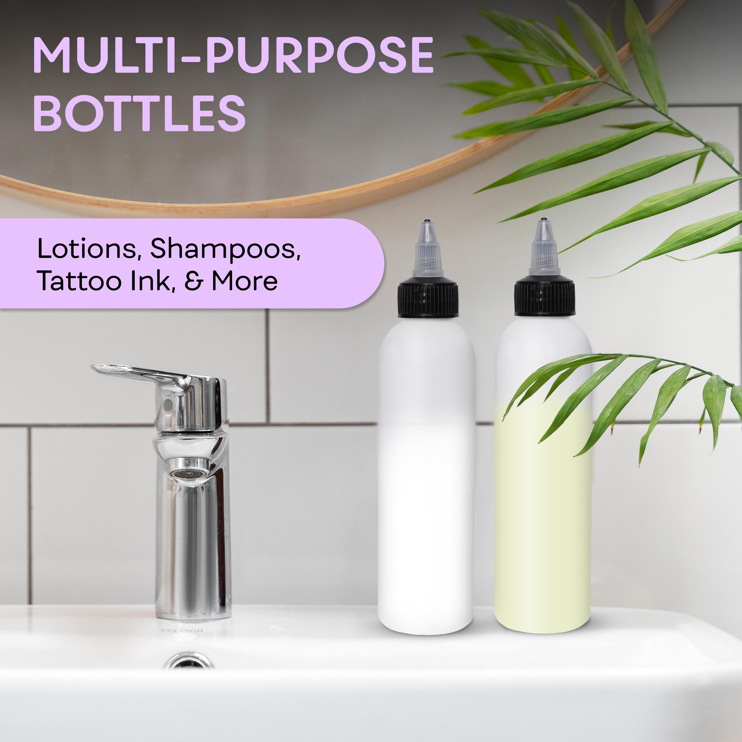 Amazon.com: BRIGHTFROM Twist Top Applicator Bottles, Squeeze 6 OZ