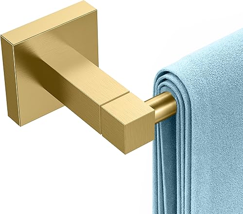 Miniatura 15 de RUACQ Barra de Toallas de 24 Pulgadas, Toalleros para Baño, Soporte de Toallas de Acero Inoxidable 304 Montado en Pared, Barra de Toallas para Baño