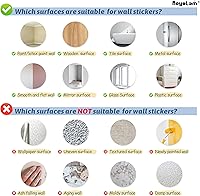 Vista 6 de Calcomanía de pared de camaleones, diseño de lagarto y animales, extraíble, impermeable, para decoración de pared, para niños, bebés, aula