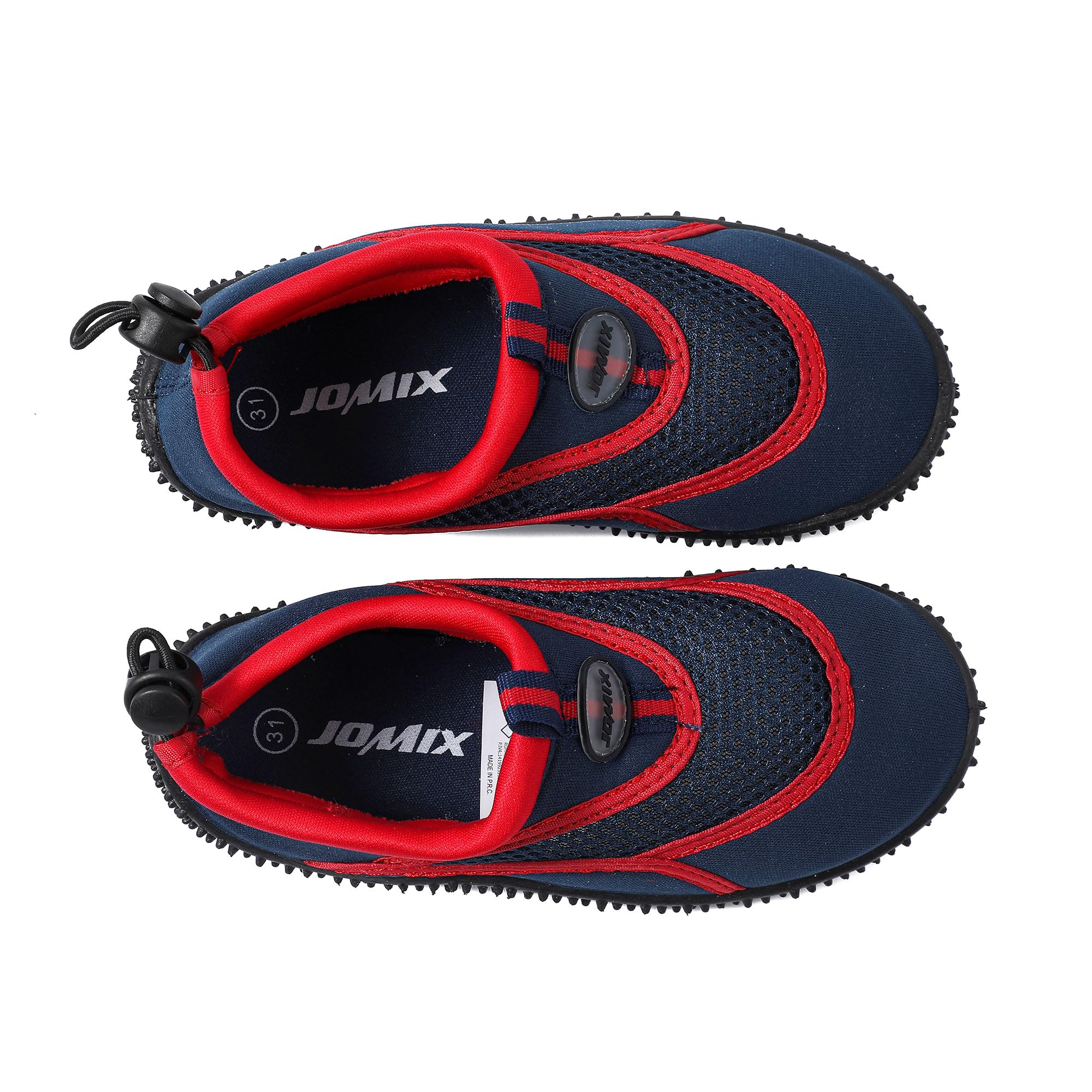 JOMIX Letnie buty do wody, dla dzieci, buty plażowe, buty do wody, dla chłopców i dziewczynek, płaskie buty do pływania, surfowania, boso, na plażę, basen