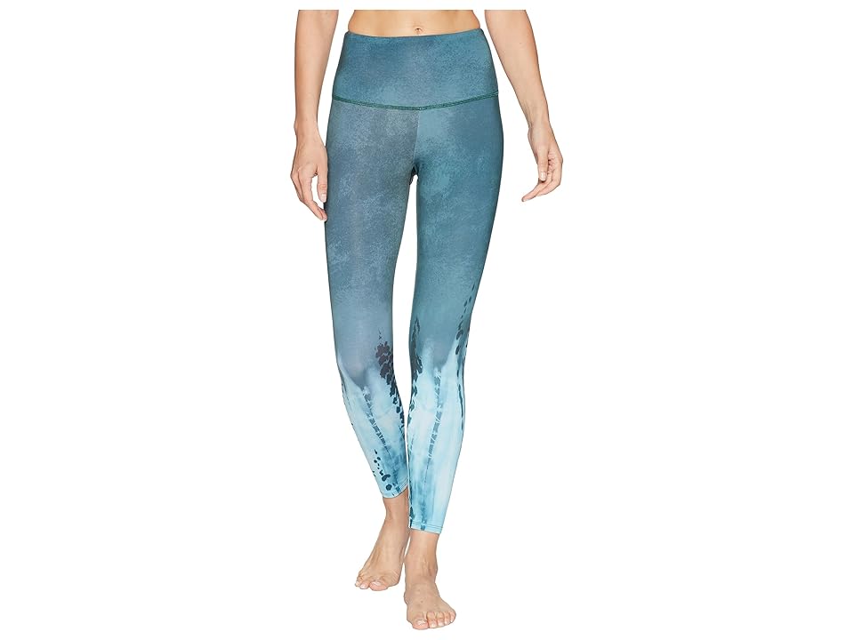 

Onzie High Basic Midi (Ocean Tie-Dye) Women's Capri