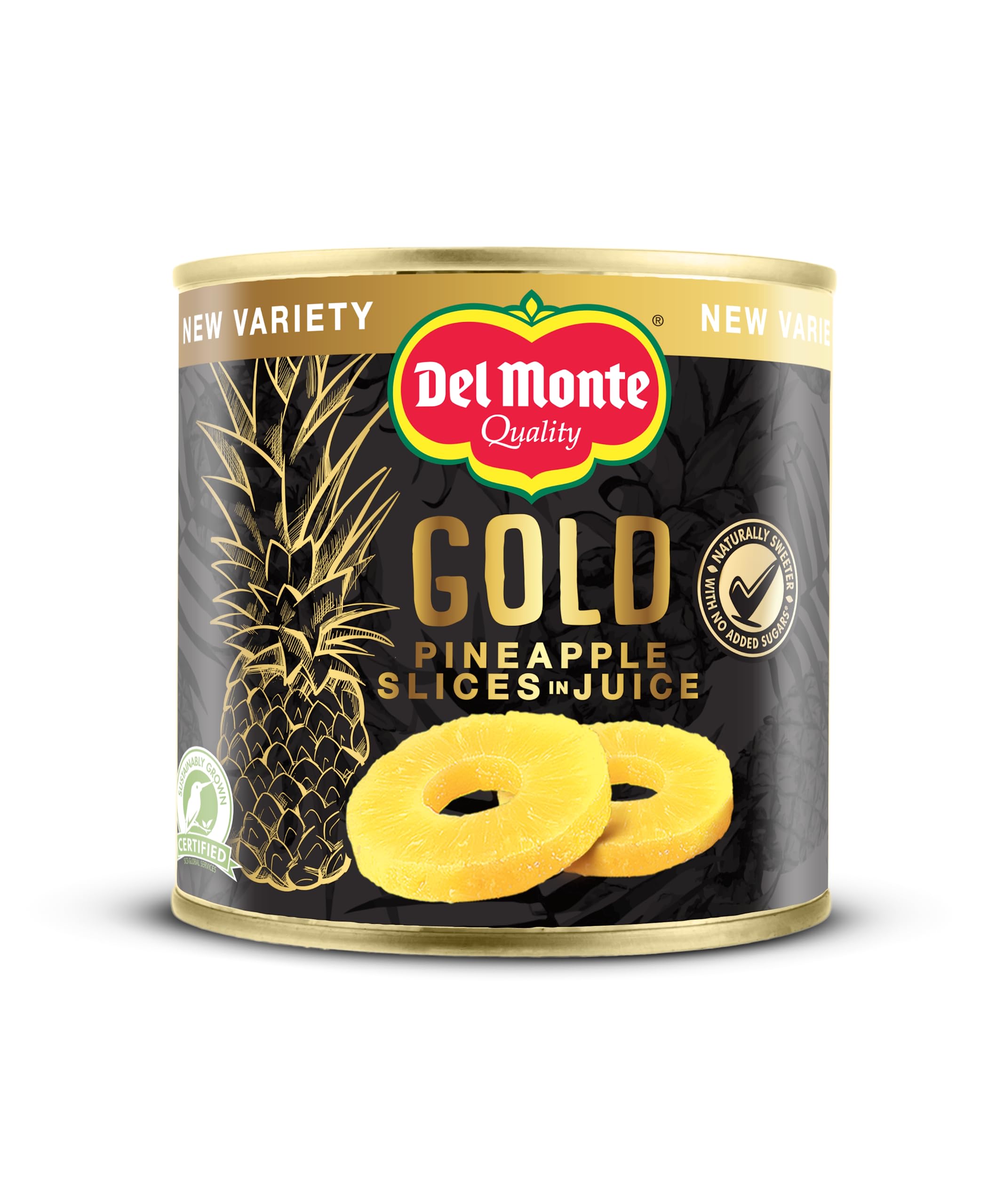Del Monte Gold Pineapple Slices in Juice 435g (Pack of 12)