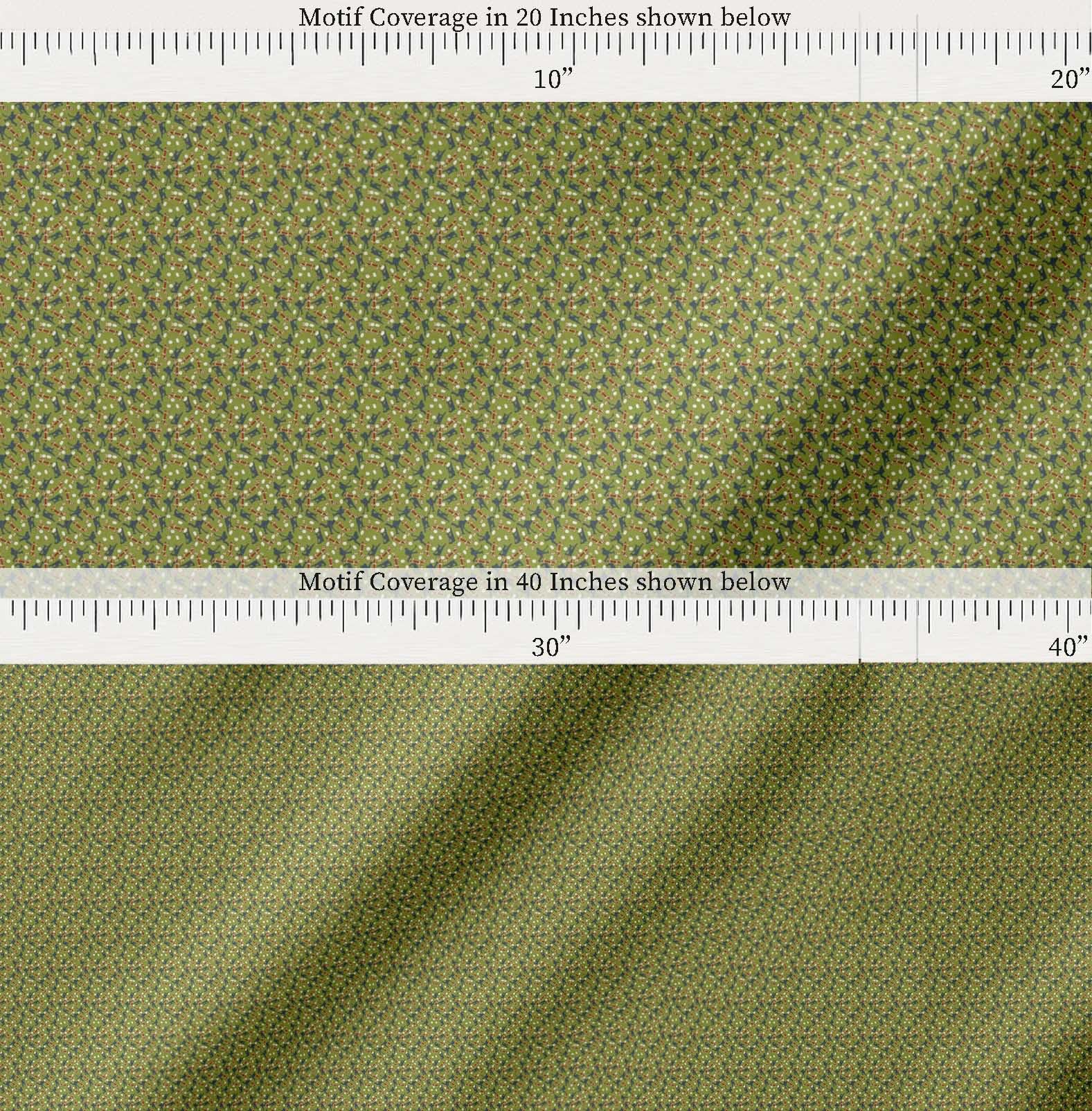 Amazon.com: Cotton Cambric Fabric by Soimoi - Sports Pattern- 42
